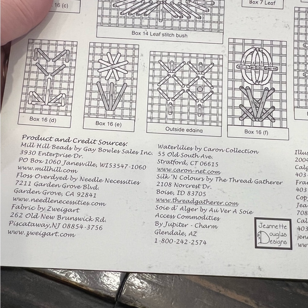 Jeanette Douglas Designs Take Time To Garden‎ Cross Stitch Pattern Needlepoint - Picture 2 of 4